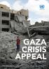 GAZA CRISIS APPEAL. August 2014