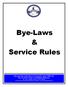 Bye-Laws & Service Rules