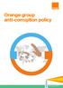 Orange group anti-corruption policy