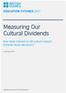Measuring Our Cultural Dividends