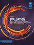 EVALUATION. Summary: of the Contribution of UNDP Global and Regional Human Development Reports to the PUBLIC POLICY PROCESSES