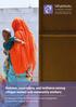 Violence, uncertainty, and resilience among refugee women and community workers: