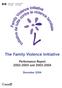 The Family Violence Initiative