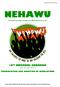 NEHAWU. National Education Health an d Allied Workers Union. 10 TH NATIONAL CONGRESS {26-29 June 2013}