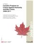 Canada s Program on Crimes Against Humanity and War Crimes th Report