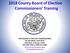 2018 County Board of Election Commissioners Training