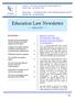Education Law Newsletter