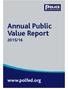 Annual Public Value Report