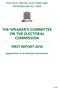 THE SPEAKER S COMMITTEE ON THE ELECTORAL COMMISSION