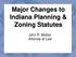 Major Changes to Indiana Planning & Zoning Statutes. John R. Molitor Attorney at Law