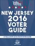 NEW JERSEY VOTER GUIDE A YALLA VOTE 2016 STATE VOTER GUIDE.