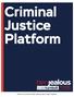 Criminal Justice Platform