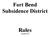 Fort Bend Subsidence District Rules
