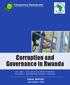 Corruption and Governance in Rwanda. Transparency Rwanda,asbl. FINAL REPORT November 2009