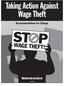 Taking Action Against Wage Theft
