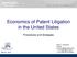 Economics of Patent Litigation in the United States