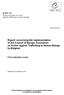 Report concerning the implementation of the Council of Europe Convention on Action against Trafficking in Human Beings by Belgium