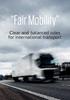 Fair Mobility. Clear and balanced rules for international transport