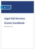 Legal Aid Services Grants handbook
