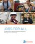 JOBS FOR ALL. The Movement to Restore Employment Rights for Formerly Incarcerated People