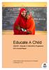 Educate A Child. UNHCR Educate A Child (EAC) Programme 2013 Annual Report