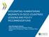 INTEGRATING HUMANITARIAN MIGRANTS IN OECD COUNTRIES: LESSONS AND POLICY RECOMMENDATIONS