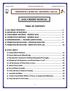 JAIL CREDIT MANUAL TABLE OF CONTENTS