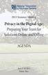 Privacy in the Digital Age: Preparing Your Team for Solutions Online and Offline