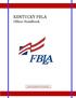 KENTUCKY FBLA Officer Handbook