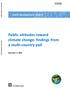Public attitudes toward climate change: findings from a multi-country poll