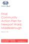 Final Community Action Plan for Newport Ward, Middlesbrough