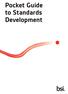 Pocket Guide to Standards Development