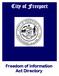 Freedom of Information Act Directory