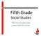 Fifth Grade Social Studies Curriculum Guide Iredell-Statesville Schools