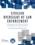 CIVILIAN OVERSIGHT OF LAW ENFORCEMENT