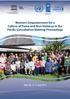 Women's Empowerment for a Culture of Peace and Non-Violence in the Pacific Consultation Meeting Proceedings