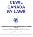CEWIL BY-LAWS CO-OPERATIVE EDUCATION AND WORK-INTEGRATED LEARNING CANADA