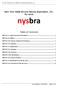 New York State Bicycle Racing Association, Inc. By-Laws. nysbra. Table of Contents. ARTICLE I: Legal Name and Description... 2