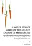 A WIDER EUROPE WITHOUT THE GOLDEN CARROT OF MEMBERSHIP