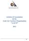 Articles of Association Of the Arab Air Carriers Organization AACO