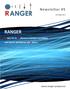 OCTOBER 2017 RANGER. RAdars for long distance maritime surveillance and Search and Rescue operations.