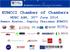 EUMCCI Chamber of Chambers. MDBC AGM, 30 th June 2016 Remco Koster, Deputy Chairman EUMCCI