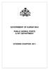 GOVERNMENT OF KARNATAKA PUBLIC WORKS, PORTS & IWT DEPARTMENT