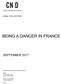 BEING A DANCER IN FRANCE