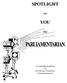 SPOTLIGHT YOU. the PARLIAMENTARIAN. A Leadership Handbook by the National Association of Parliamentarians