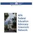 APA Federal Education Advocacy Grassroots Network