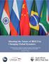 Situating the Future of BRICS in Changing Global Dynamics