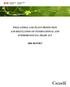 WILD ANIMAL AND PLANT PROTECTION AND REGULATION OF INTERNATIONAL AND INTERPROVINCIAL TRADE ACT 2006 REPORT