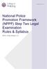 National Police Promotion Framework (NPPF) Step Two Legal Examination Rules & Syllabus Final Version 1.0