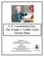 U.S. Constitution Day: The People v. Goldie Locks Lesson Plans